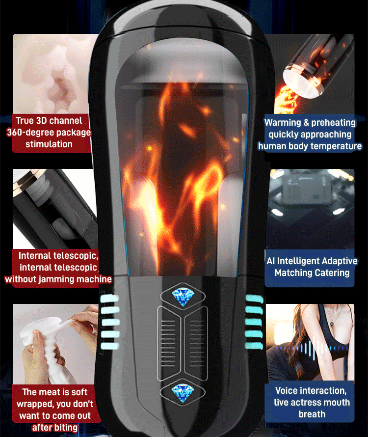 “Hands-Free Automatic Retractable Relaxation Cup – Discreet & Easy to Use”