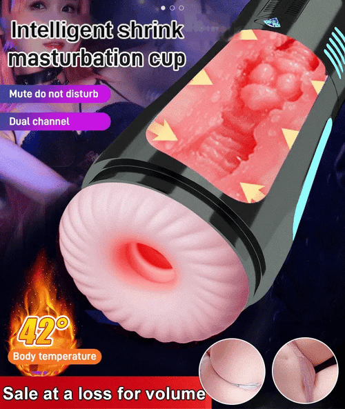 “Hands-Free Automatic Retractable Relaxation Cup – Discreet & Easy to Use”