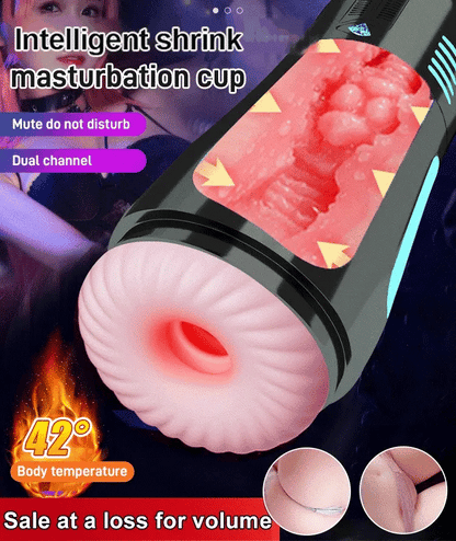 “Hands-Free Automatic Retractable Relaxation Cup – Discreet & Easy to Use”