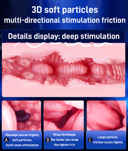 “Hands-Free Automatic Retractable Relaxation Cup – Discreet & Easy to Use”